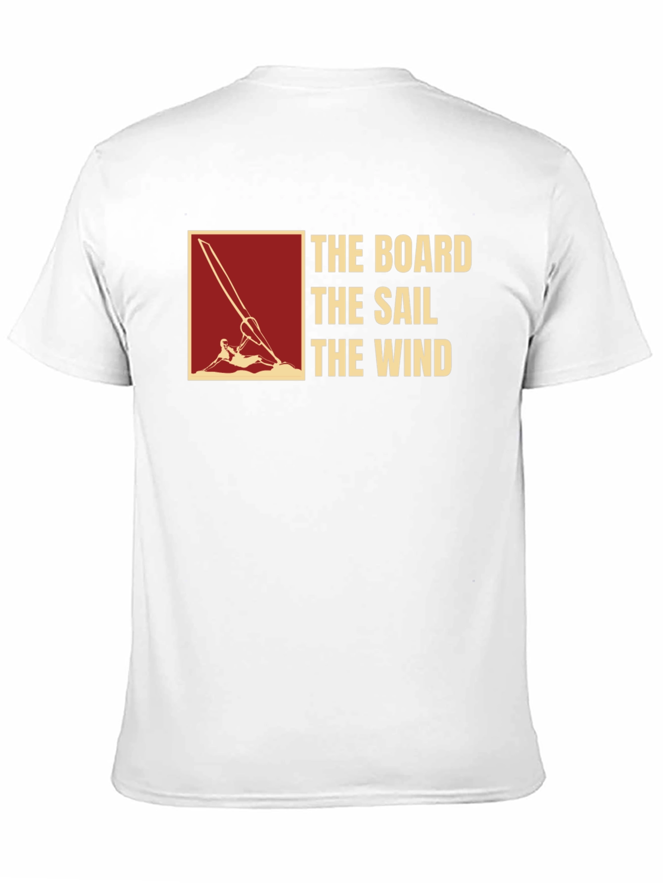 Camiseta Negra: The Board The Sail The Wind