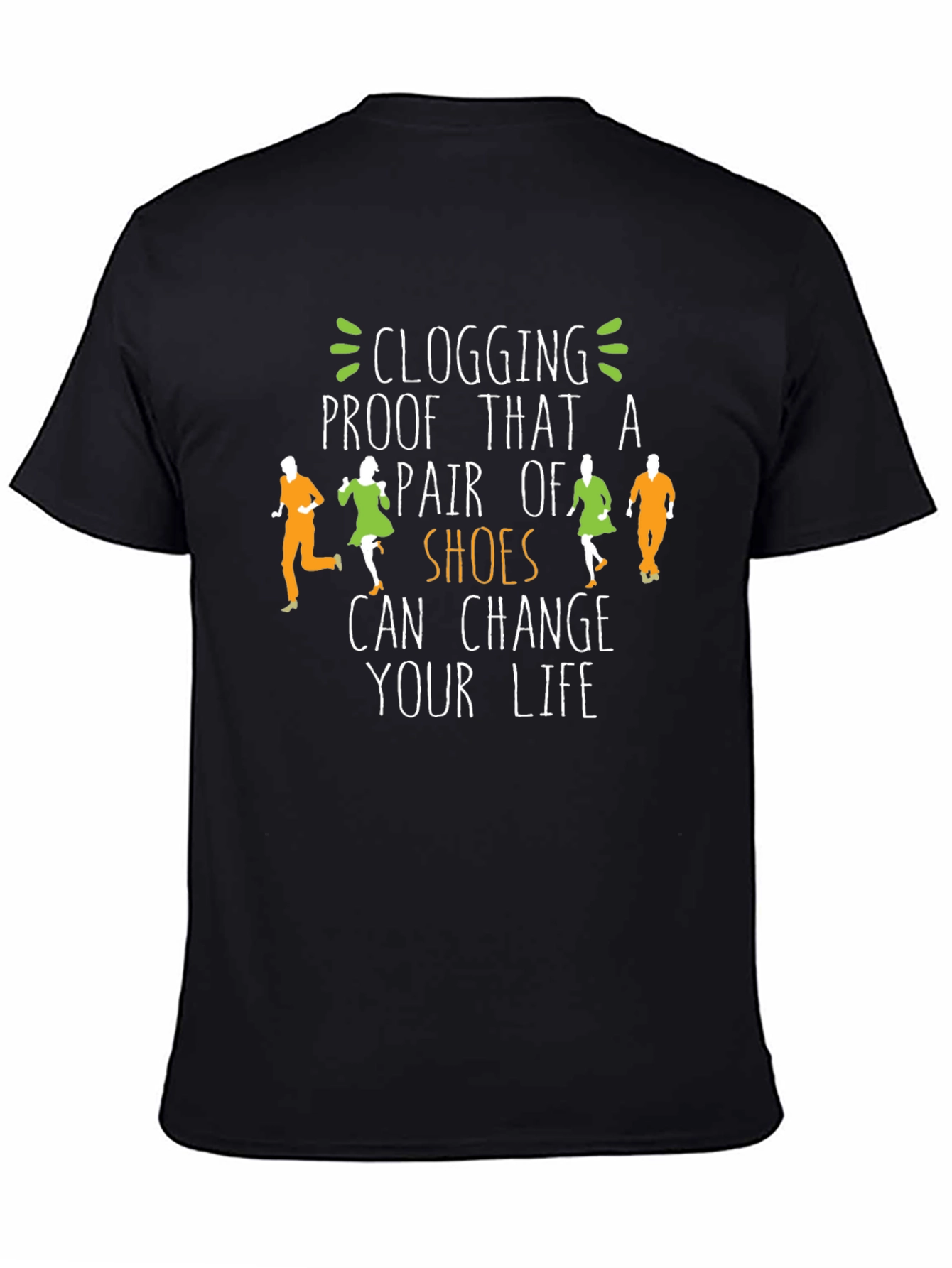Camiseta Negra Clogging Shoes