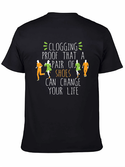 Camiseta Negra Clogging Shoes