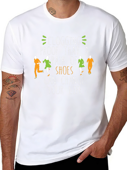 Camiseta Negra Clogging Shoes