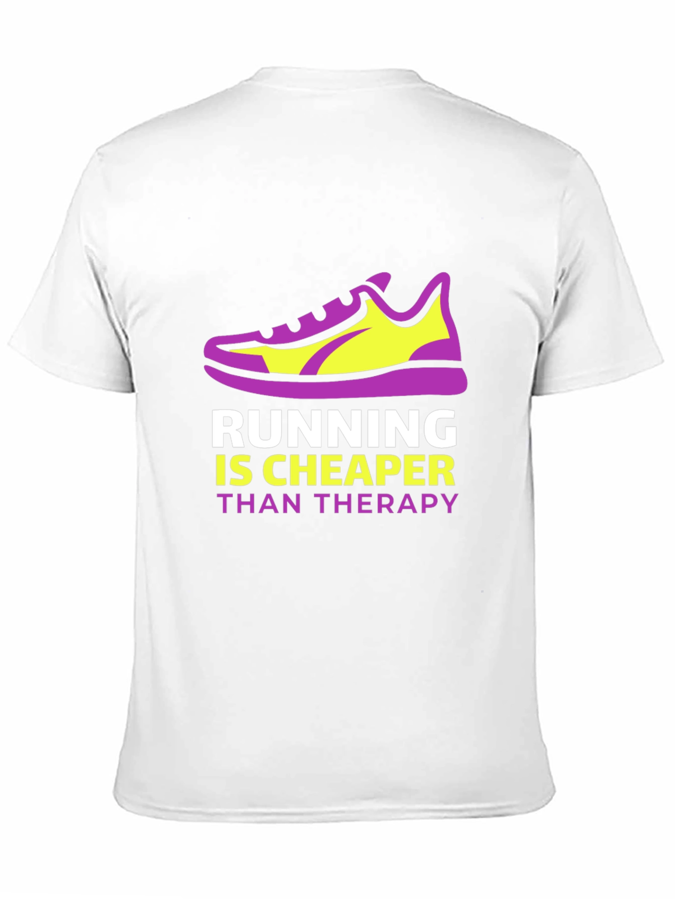 Camiseta Negra con Diseño de Zapatilla y Frase Motivacional