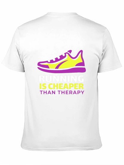 Camiseta Negra con Diseño de Zapatilla y Frase Motivacional