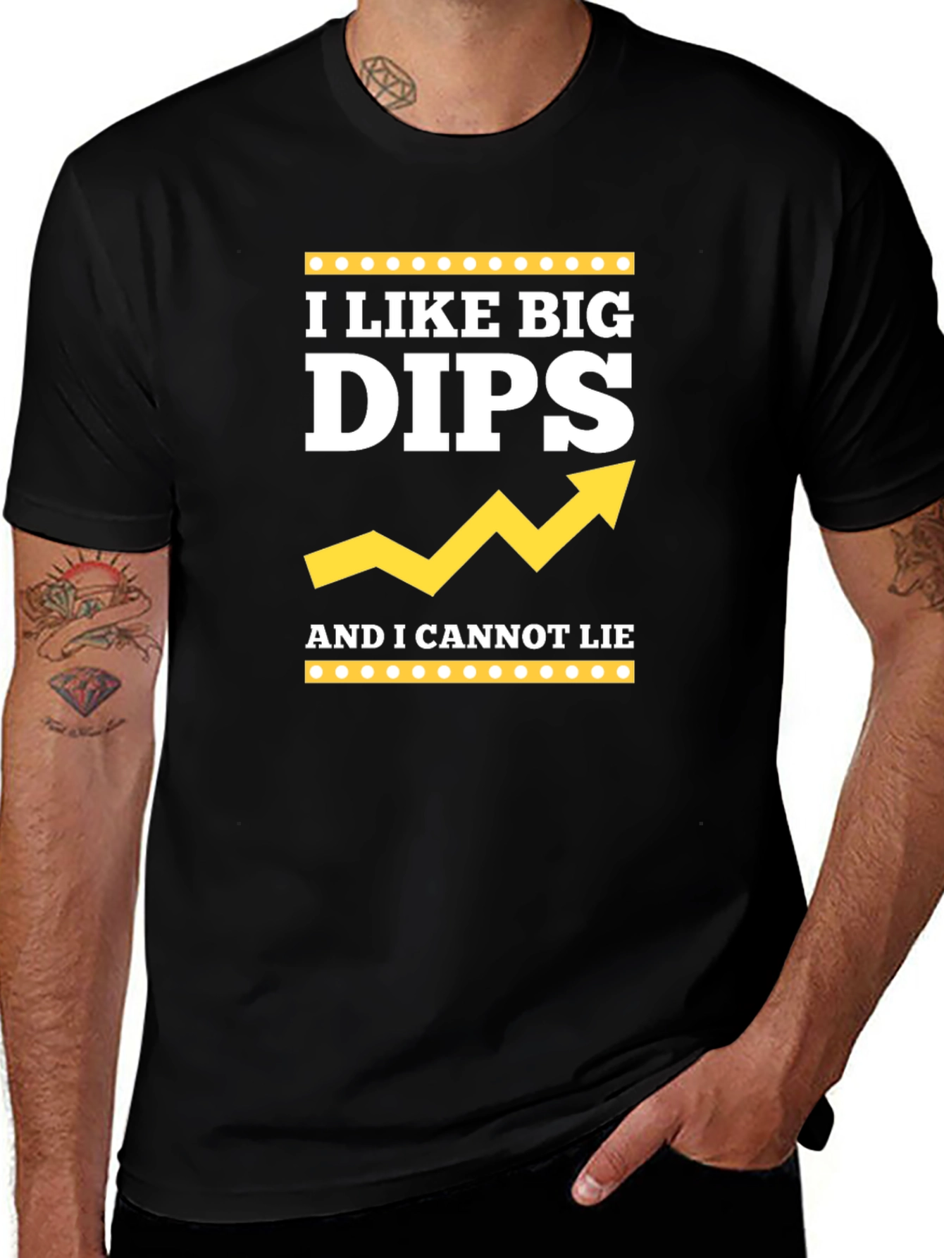 Camiseta Negra I Like Big Dips