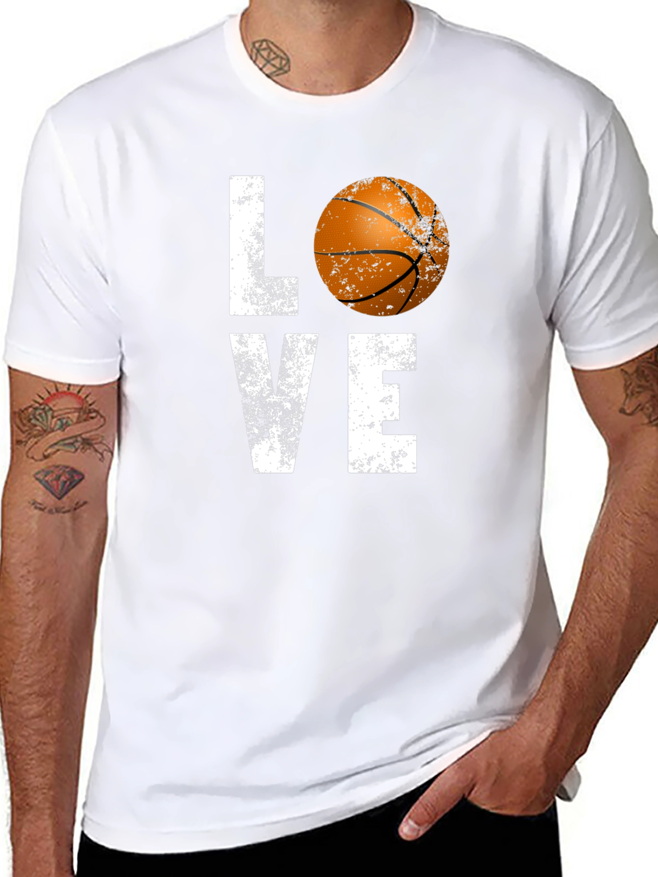 Camiseta Negra Love Basketball