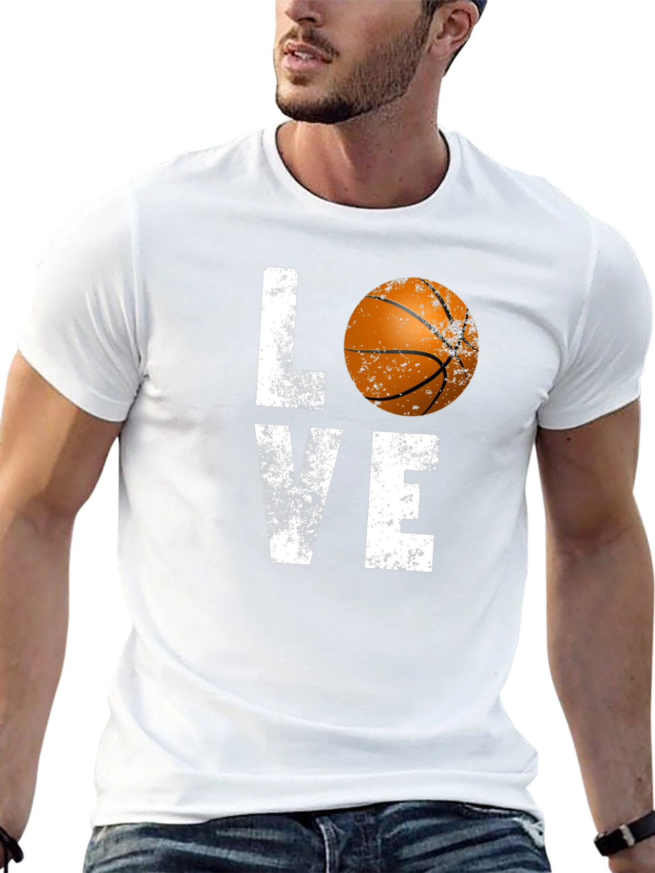 Camiseta Negra Love Basketball