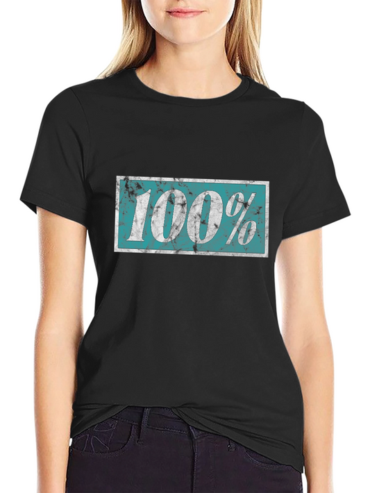 Camiseta Negra 100% Auténtica Estilo Vintage