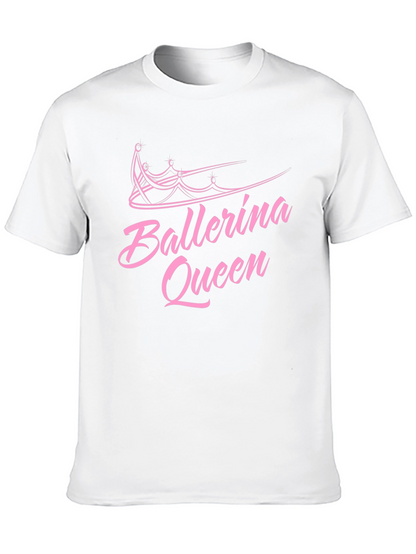Camiseta Negra Ballerina Queen