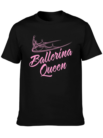 Camiseta Negra Ballerina Queen