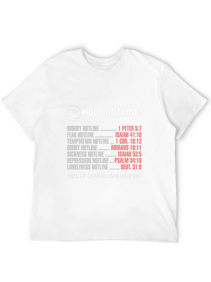 Camiseta Unisex Holy Hotlines - Ayuda Espiritual 24/7