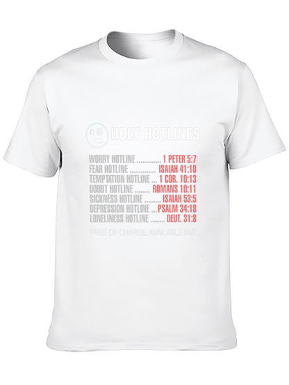 Camiseta Unisex Holy Hotlines - Ayuda Espiritual 24/7