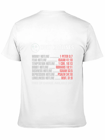 Camiseta Unisex Holy Hotlines - Ayuda Espiritual 24/7