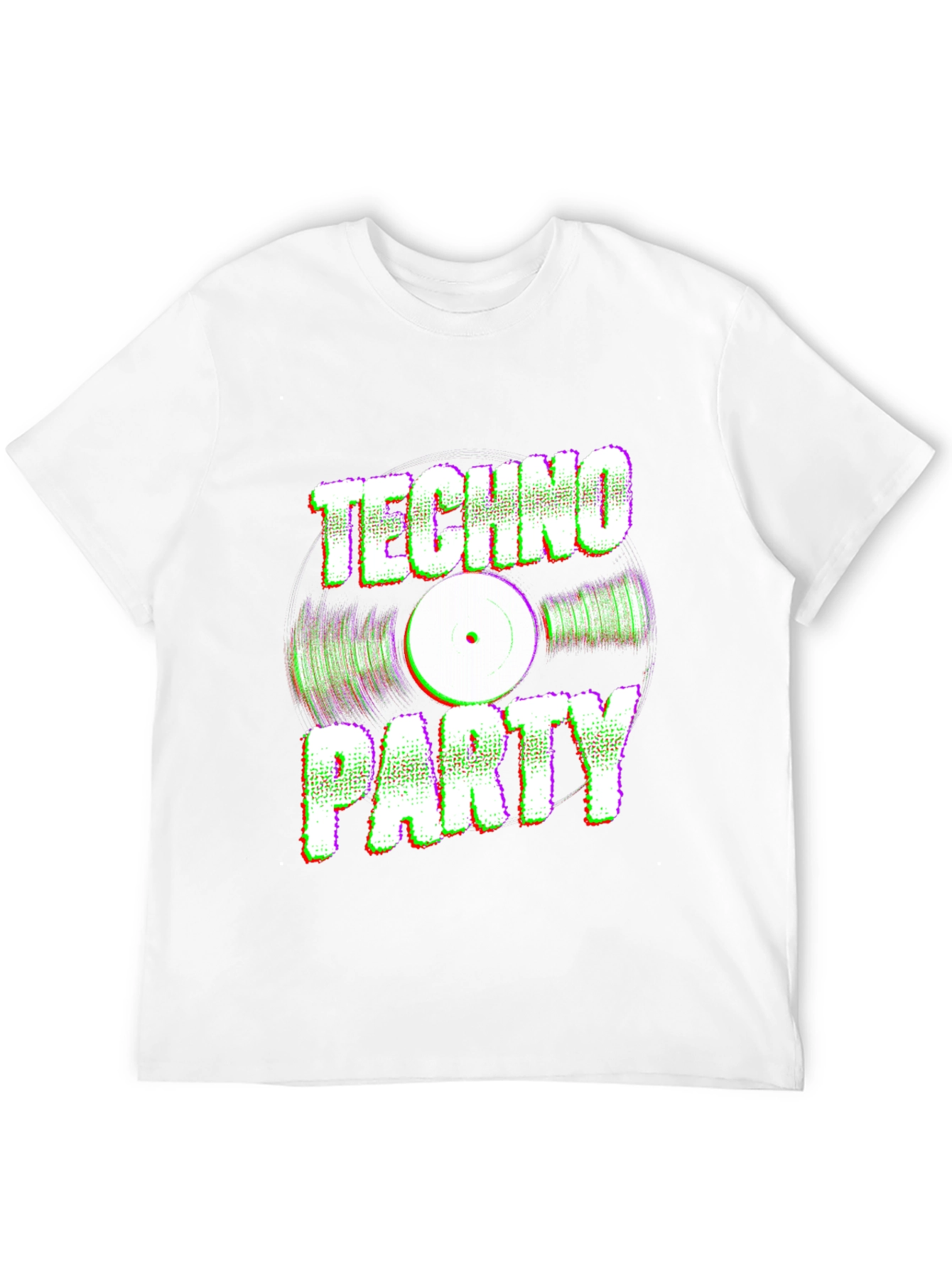 Camiseta Negra Techno Party