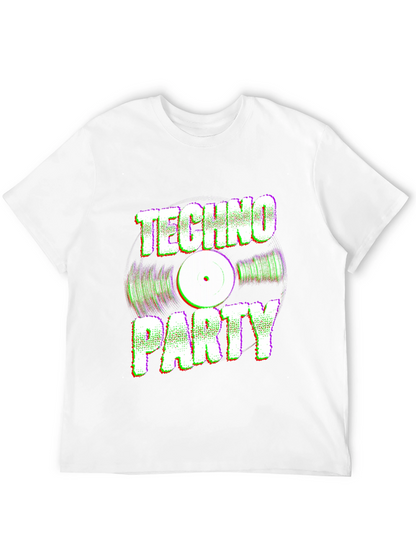 Camiseta Negra Techno Party