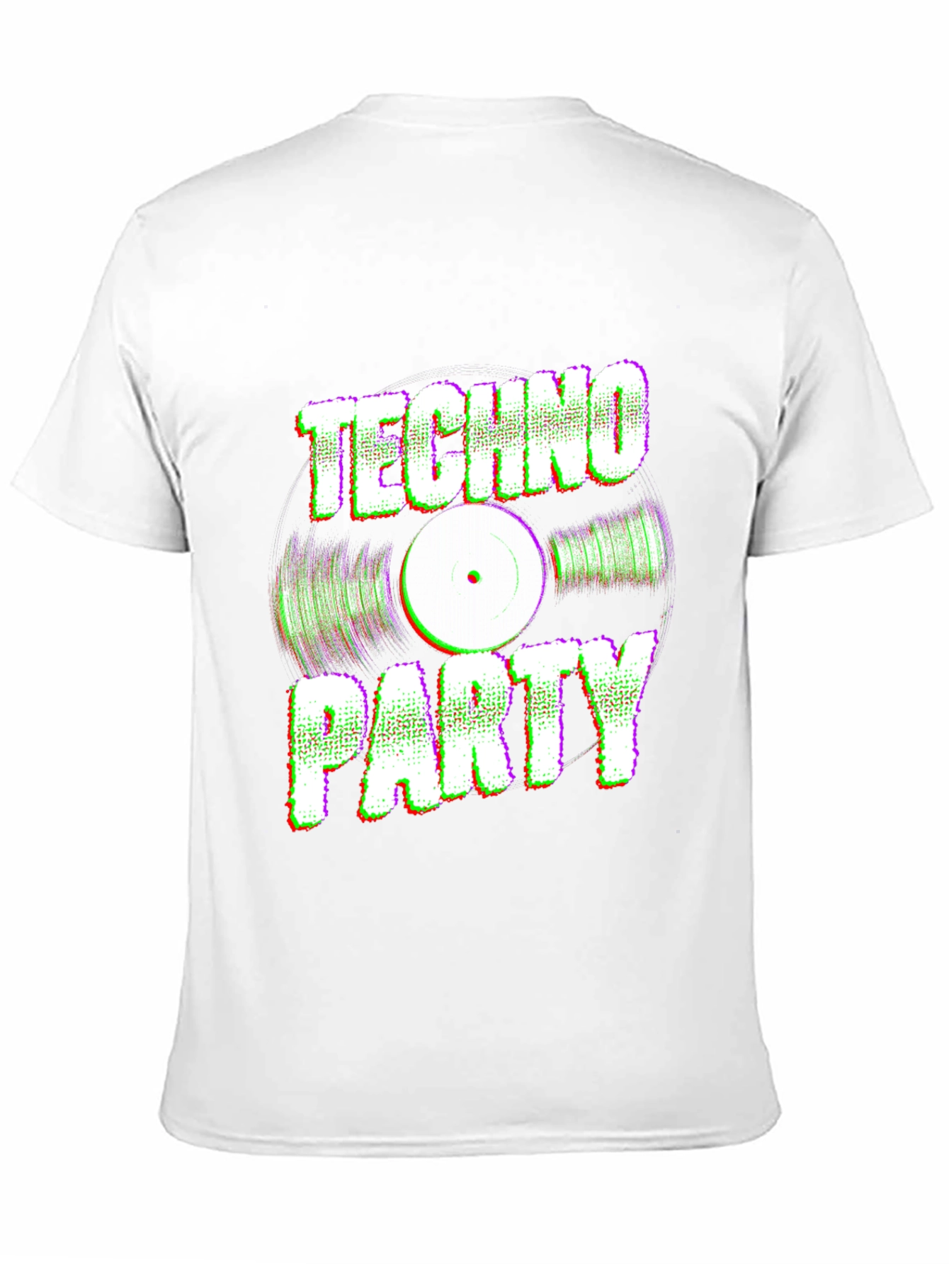 Camiseta Negra Techno Party