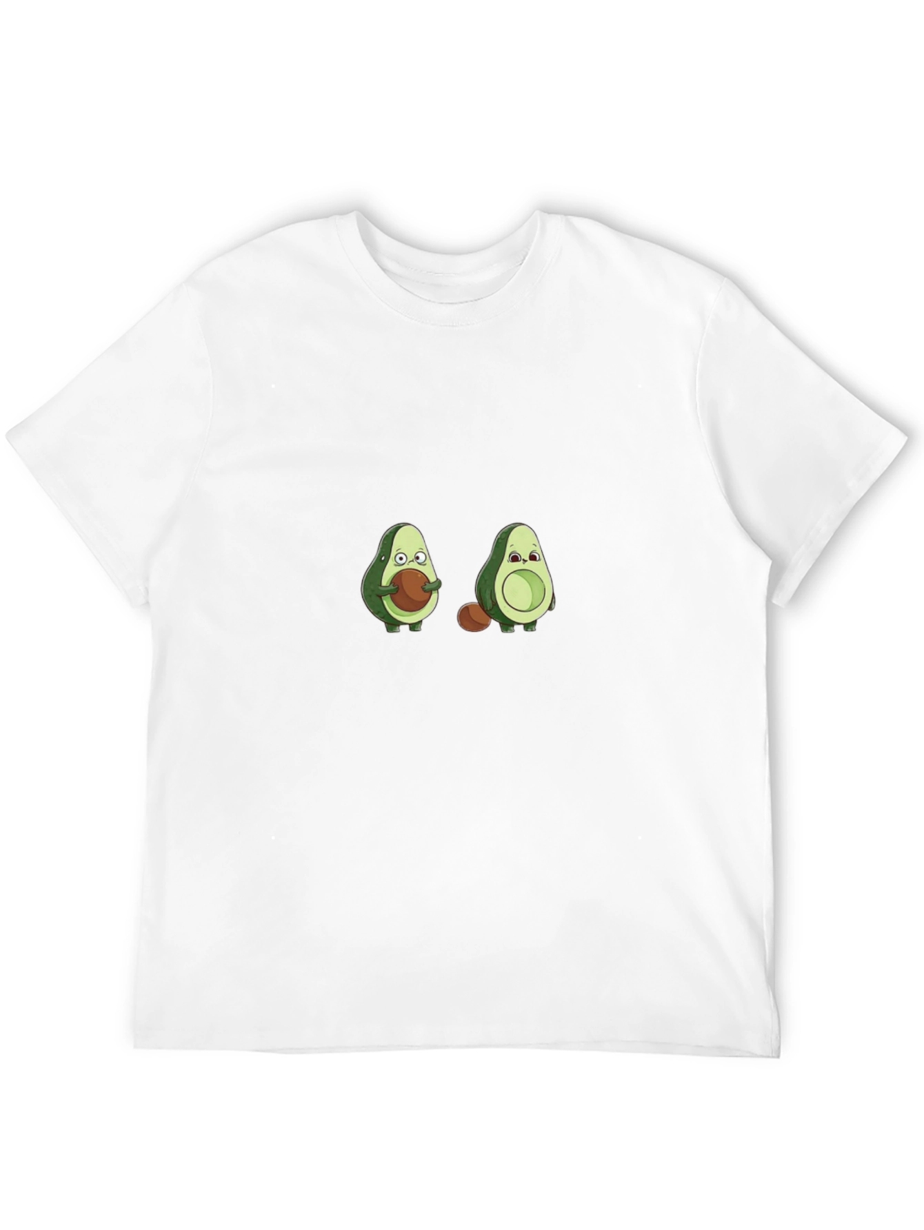 Camiseta Negra con Diseño de Aguacates