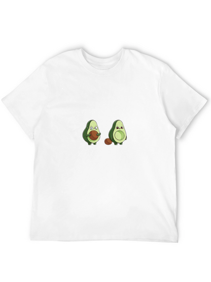 Camiseta Negra con Diseño de Aguacates