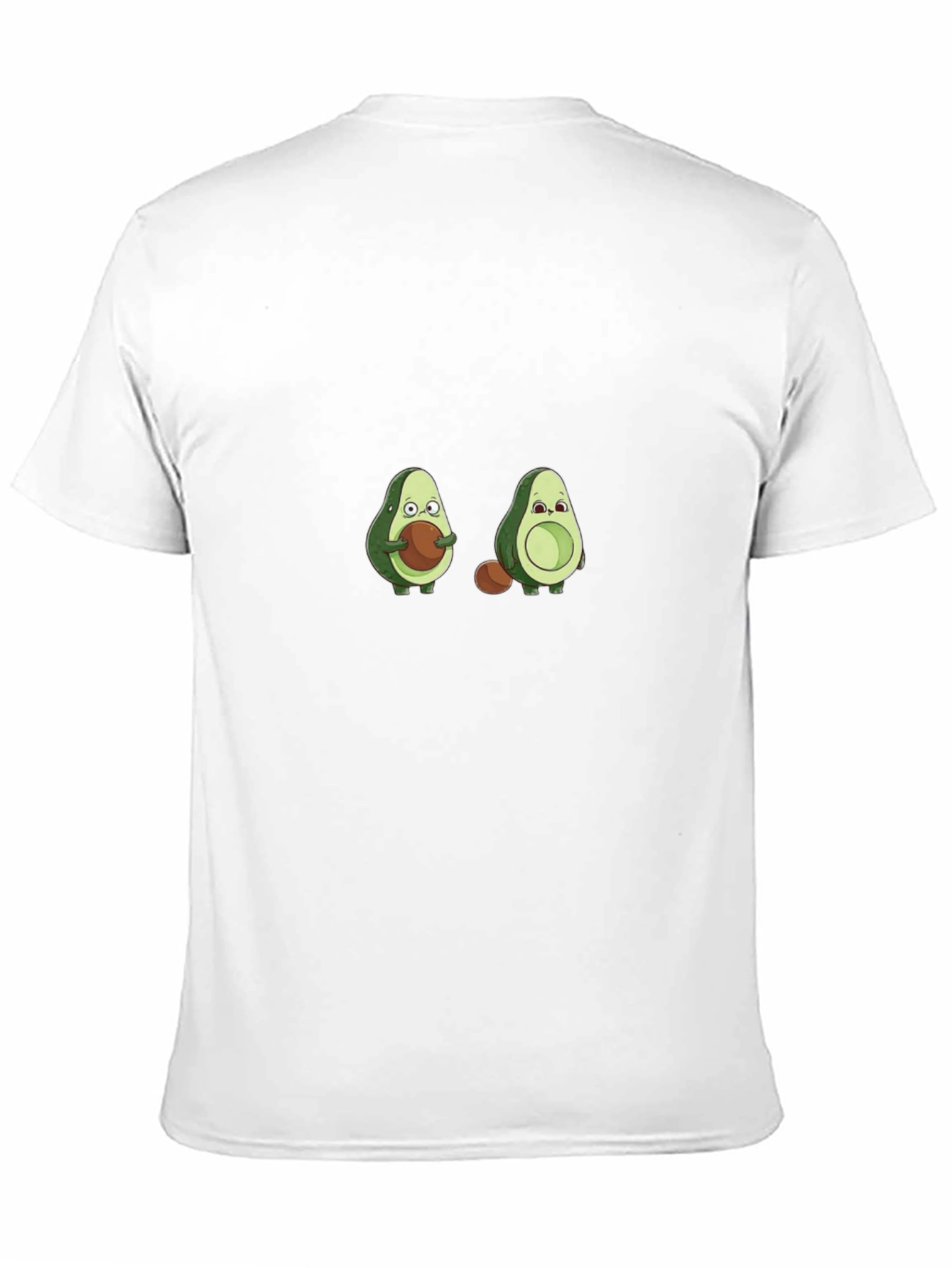 Camiseta Negra con Diseño de Aguacates