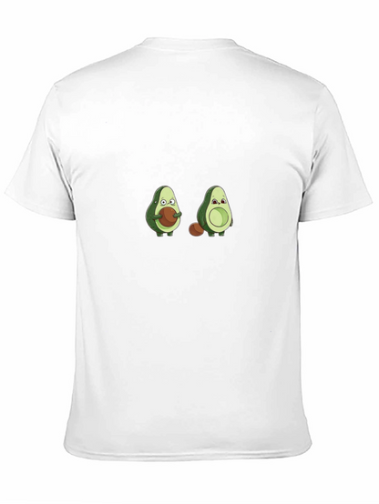 Camiseta Negra con Diseño de Aguacates