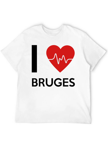 Camiseta Negra I ❤️ Bruges