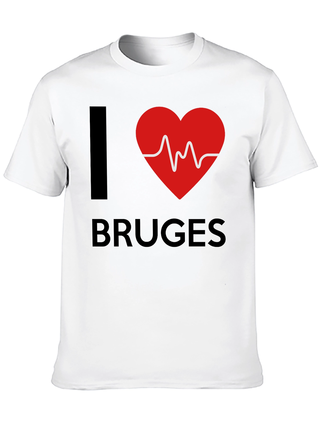 Camiseta Negra I ❤️ Bruges