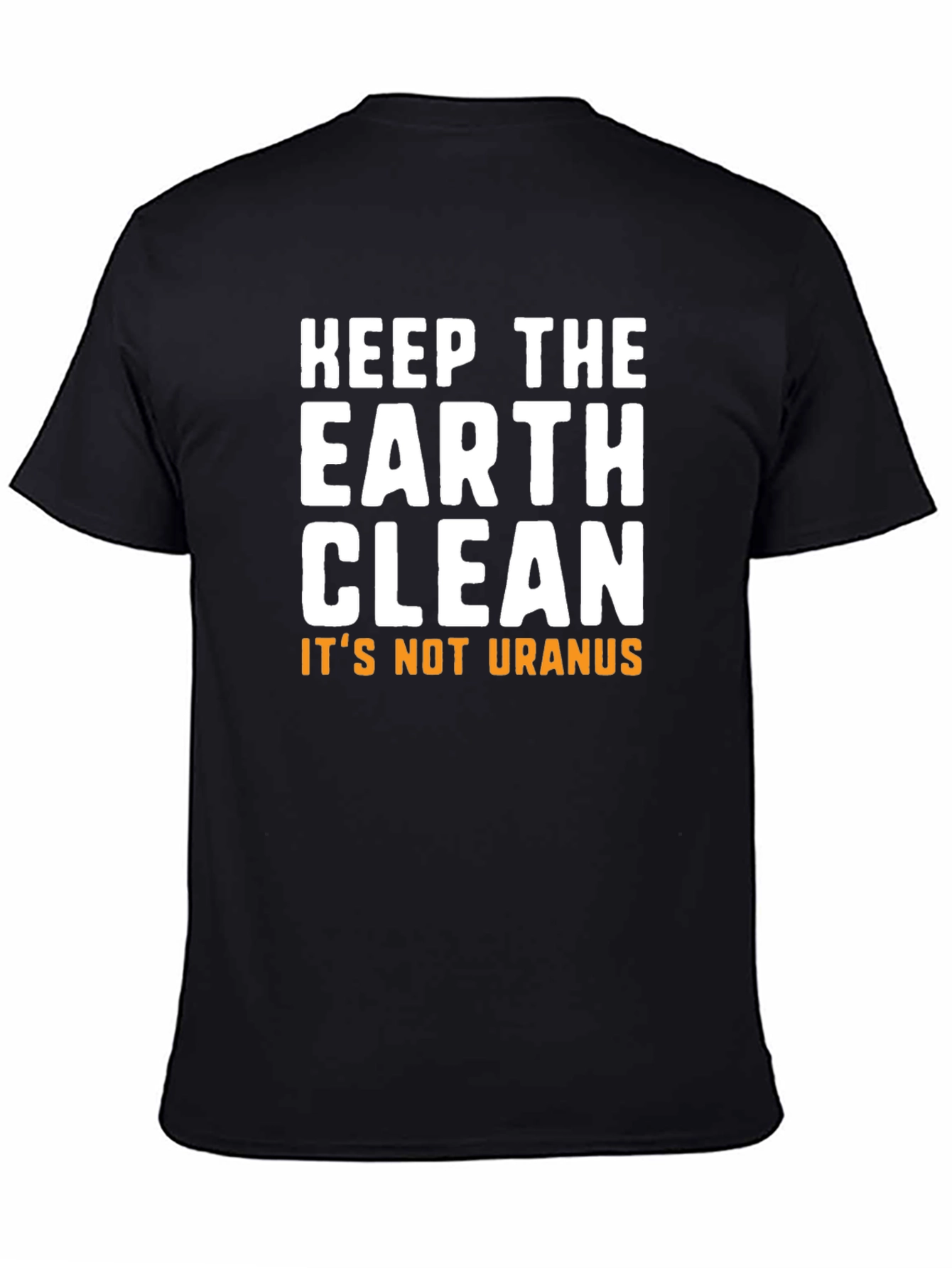 Camiseta Keep the Earth Clean Negra