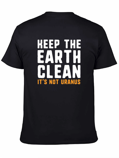 Camiseta Keep the Earth Clean Negra
