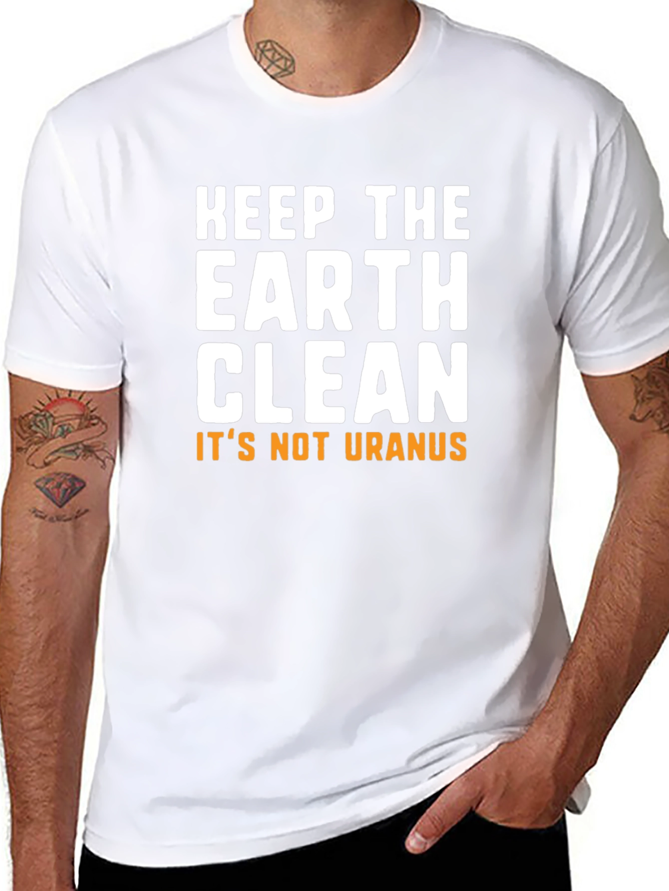 Camiseta Keep the Earth Clean Negra