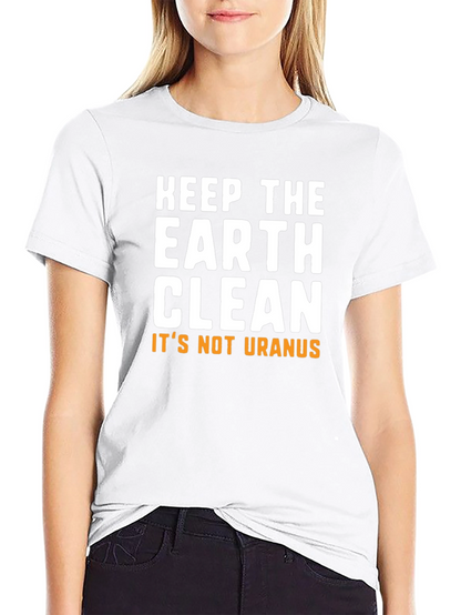 Camiseta Keep the Earth Clean Negra