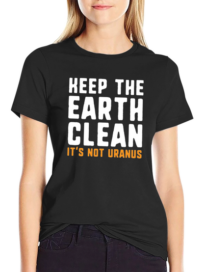 Camiseta Keep the Earth Clean Negra