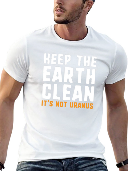 Camiseta Keep the Earth Clean Negra