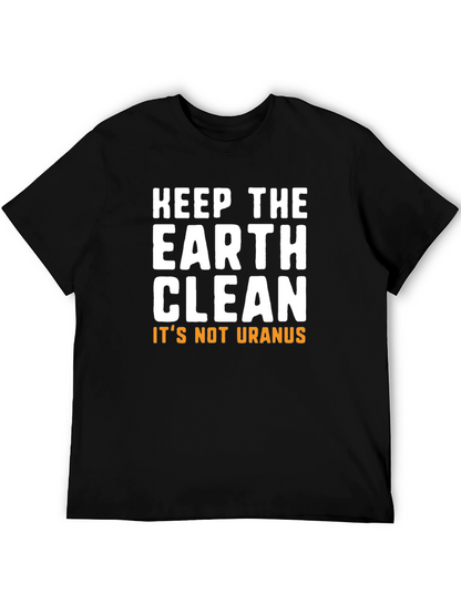 Camiseta Keep the Earth Clean Negra