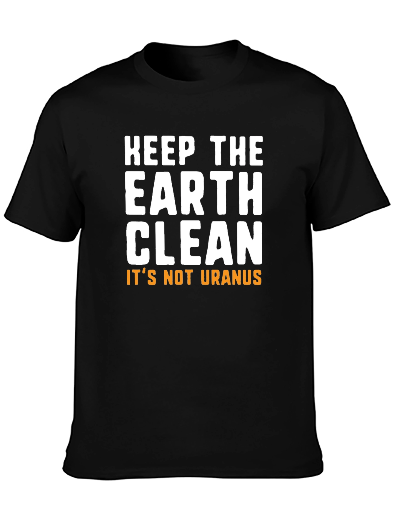 Camiseta Keep the Earth Clean Negra