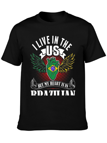 Camiseta Mi Corazón Brasileño