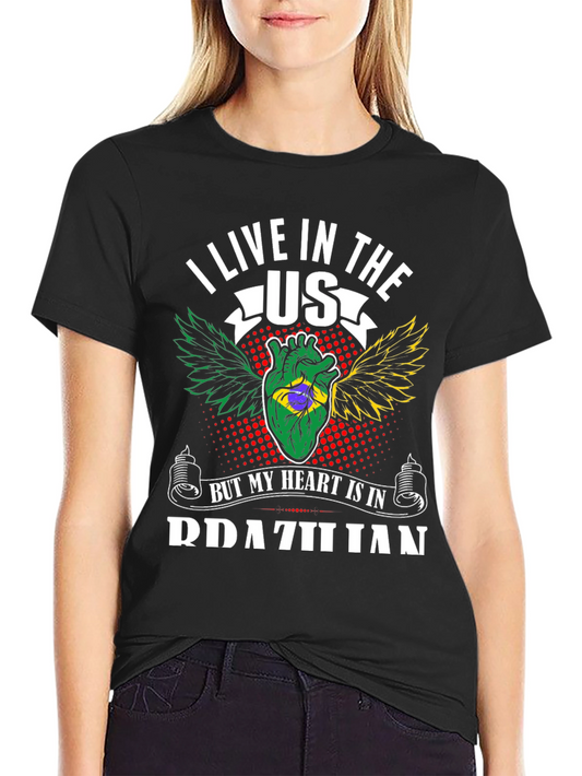Camiseta Mi Corazón Brasileño