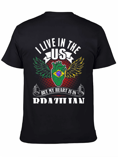 Camiseta Mi Corazón Brasileño