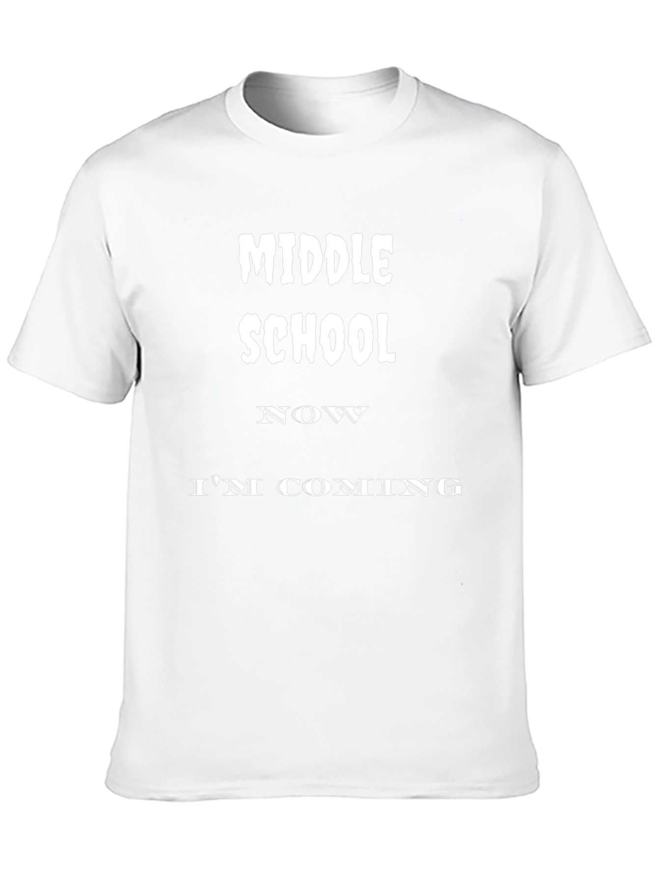 Camiseta Negra Middle School Now Im Coming