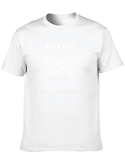 Camiseta Negra Middle School Now Im Coming