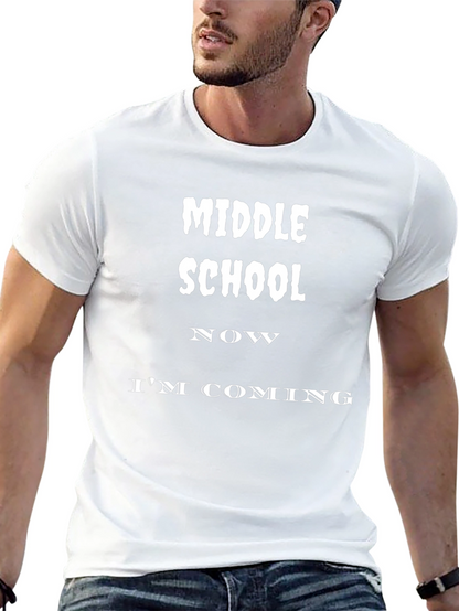 Camiseta Negra Middle School Now Im Coming