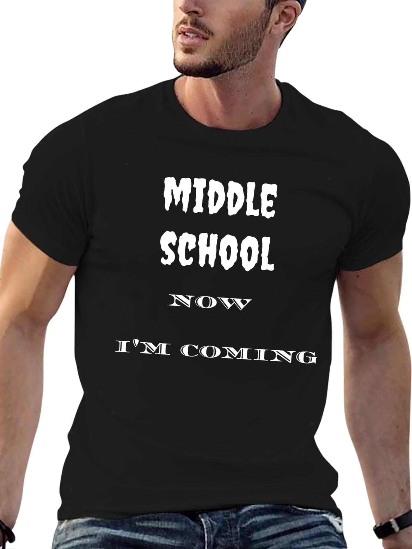 Camiseta Negra Middle School Now Im Coming