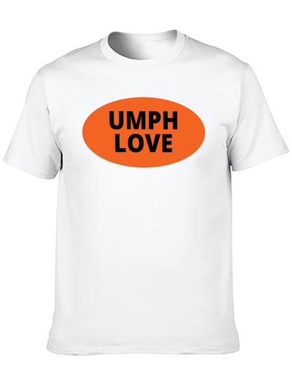 Camiseta Negra UMPH LOVE Naranja