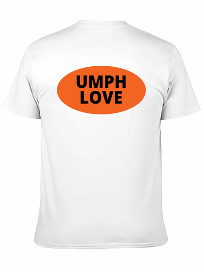 Camiseta Negra UMPH LOVE Naranja