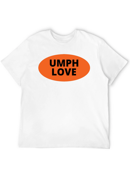 Camiseta Negra UMPH LOVE Naranja