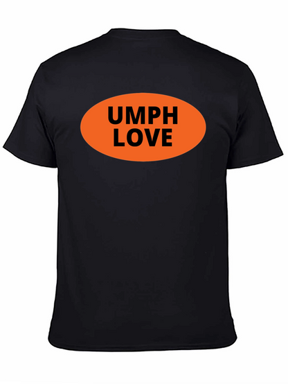 Camiseta Negra UMPH LOVE Naranja