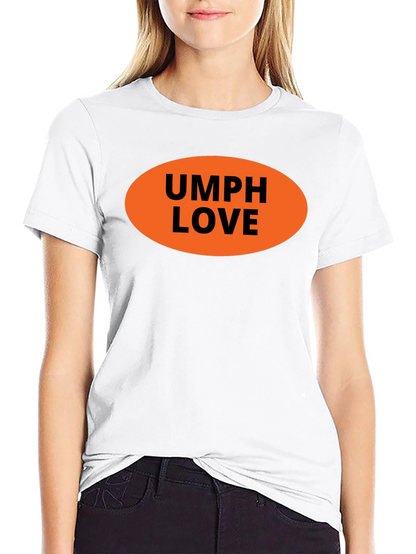 Camiseta Negra UMPH LOVE Naranja