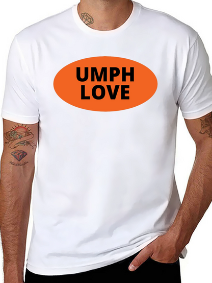 Camiseta Negra UMPH LOVE Naranja