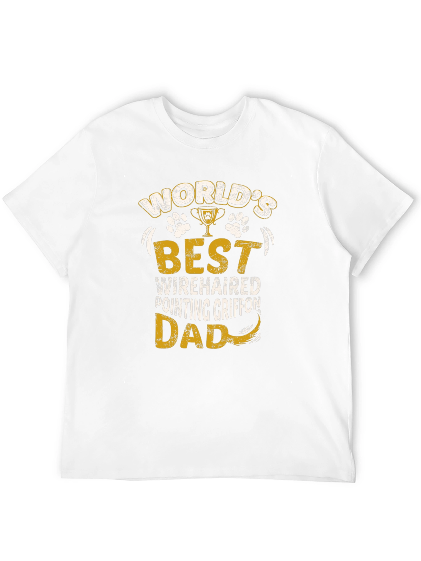 Camiseta Negra: El Mejor Papá Wirehaired Pointing Griffon