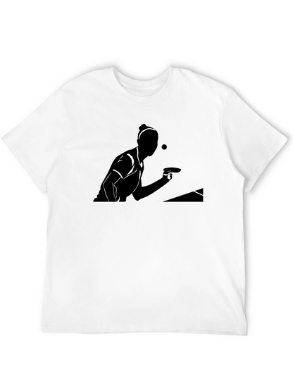 Camiseta Negra de Tenis de Mesa