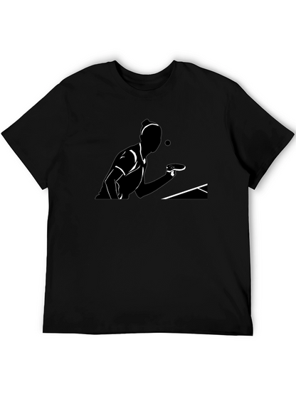 Camiseta Negra de Tenis de Mesa