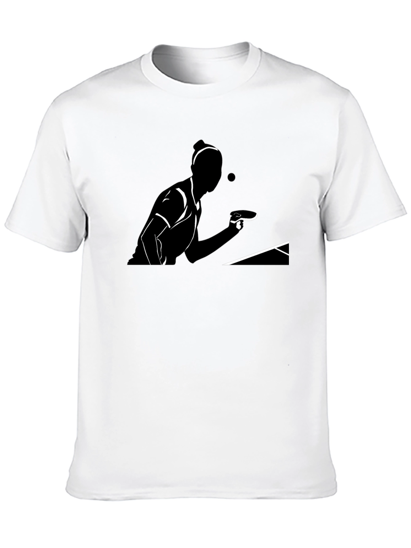 Camiseta Negra de Tenis de Mesa
