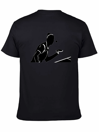 Camiseta Negra de Tenis de Mesa